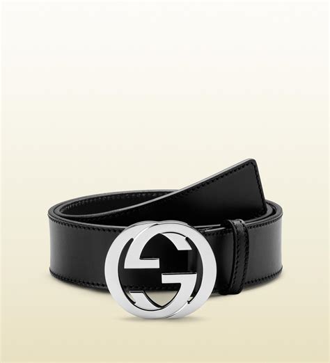 gucci belt interlocking g buckle